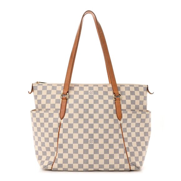 Louis Vuitton Handbags - Auth Louis Vuitton Totally MM N5126 Damier Azur tote Bag